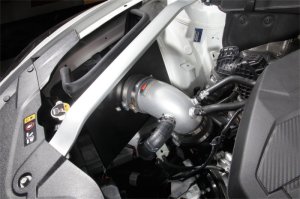 Kia Stinger Performance Air Intake - K&N Engineering - Typhoon Short Ram - Silver - `18-`20